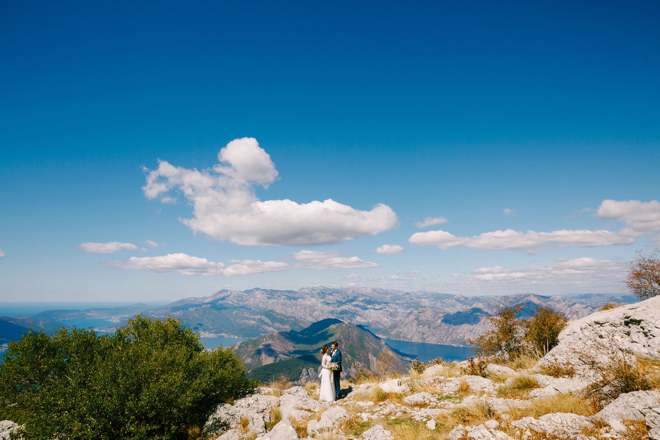 Couple portrait during a destination wedding